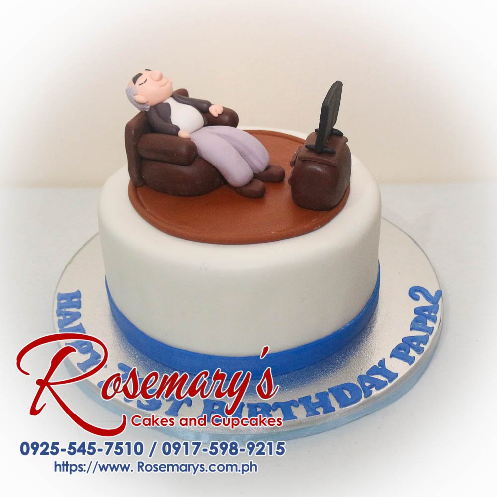 Delicious 1 layer cake from Rosemary's Cakes, decorated for a 71st birthday, featuring vibrant colors and festive accents. Contact: 0925-545-7510.