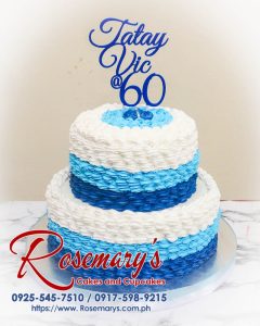 Delicious 2 layer icing cake featuring 3D printed decorations, perfect for celebrations. Order from Rosemary's Cakes: 0917-598-9215.