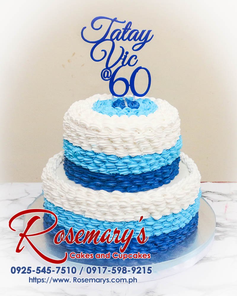 Delicious 2 layer icing cake featuring 3D printed decorations, perfect for celebrations. Order from Rosemary's Cakes: 0917-598-9215.