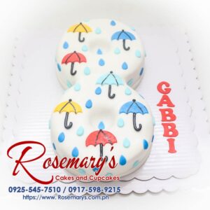 Delicious chocolate number "8" cake adorned with fresh strawberries and whipped cream. Perfect for birthdays and celebrations! Order yours from Rosemary's Cakes: 0925-545-7510.