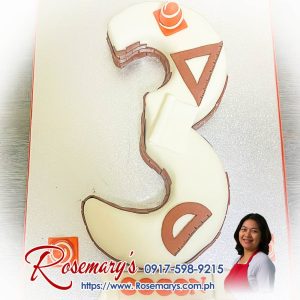 Delicious construction-themed number cake with edible tools and vibrant colors by Rosemary's Cakes. Contact 0917-598-9215.