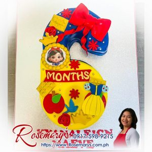 Snow White themed number cake by Rosemary's Cakes, delicious and yummy, perfect for celebrations. Contact 0917-598-9215.